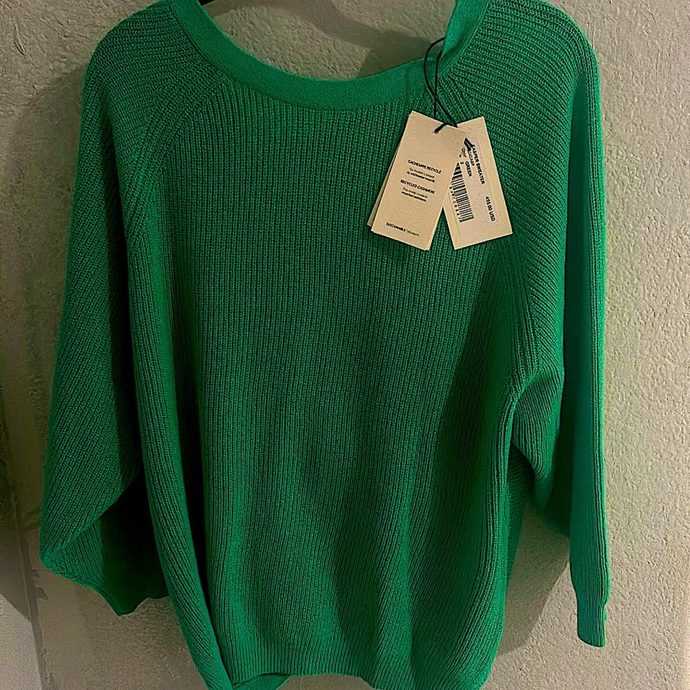New with Tags! Bash cashmere and wool open back sweated! Perfect! Retail $455